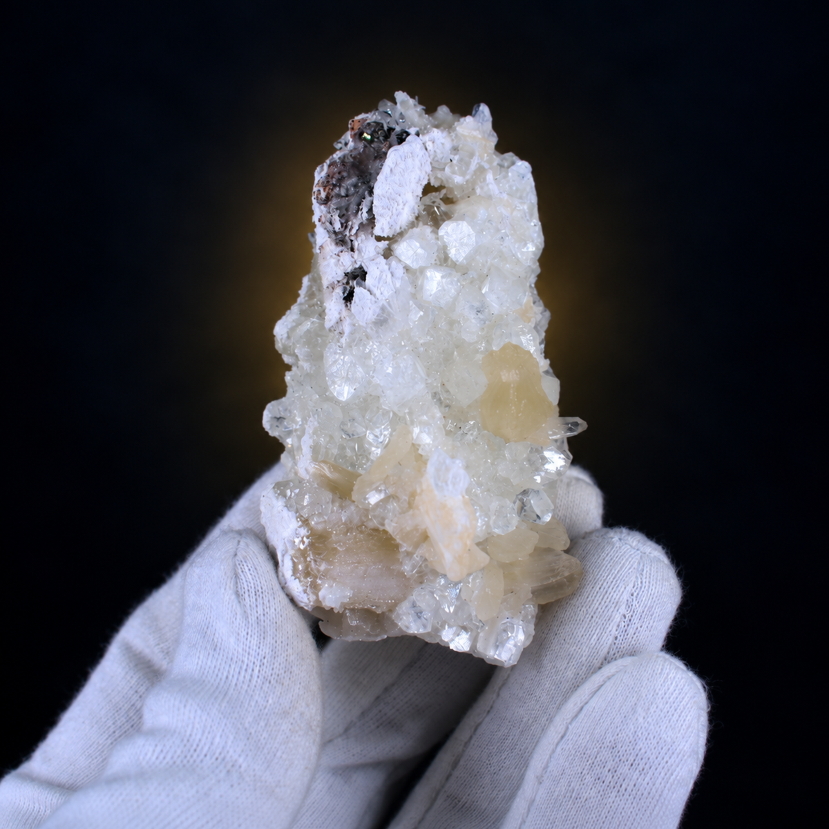 Stilbite on Heulandite Crystal Cluster | 9×5×4 cm | 70g