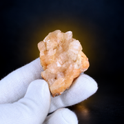 Natural Orange Peach Stilbite Crystal Specimen Lot – 32 Pieces