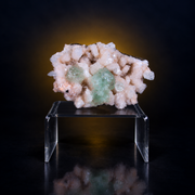 Natural Green Apophyllite with Stilbite Crystal Specimen – 160g