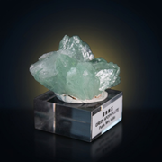 Natural Green Apophyllite Matrix – Mineral Specimen from India