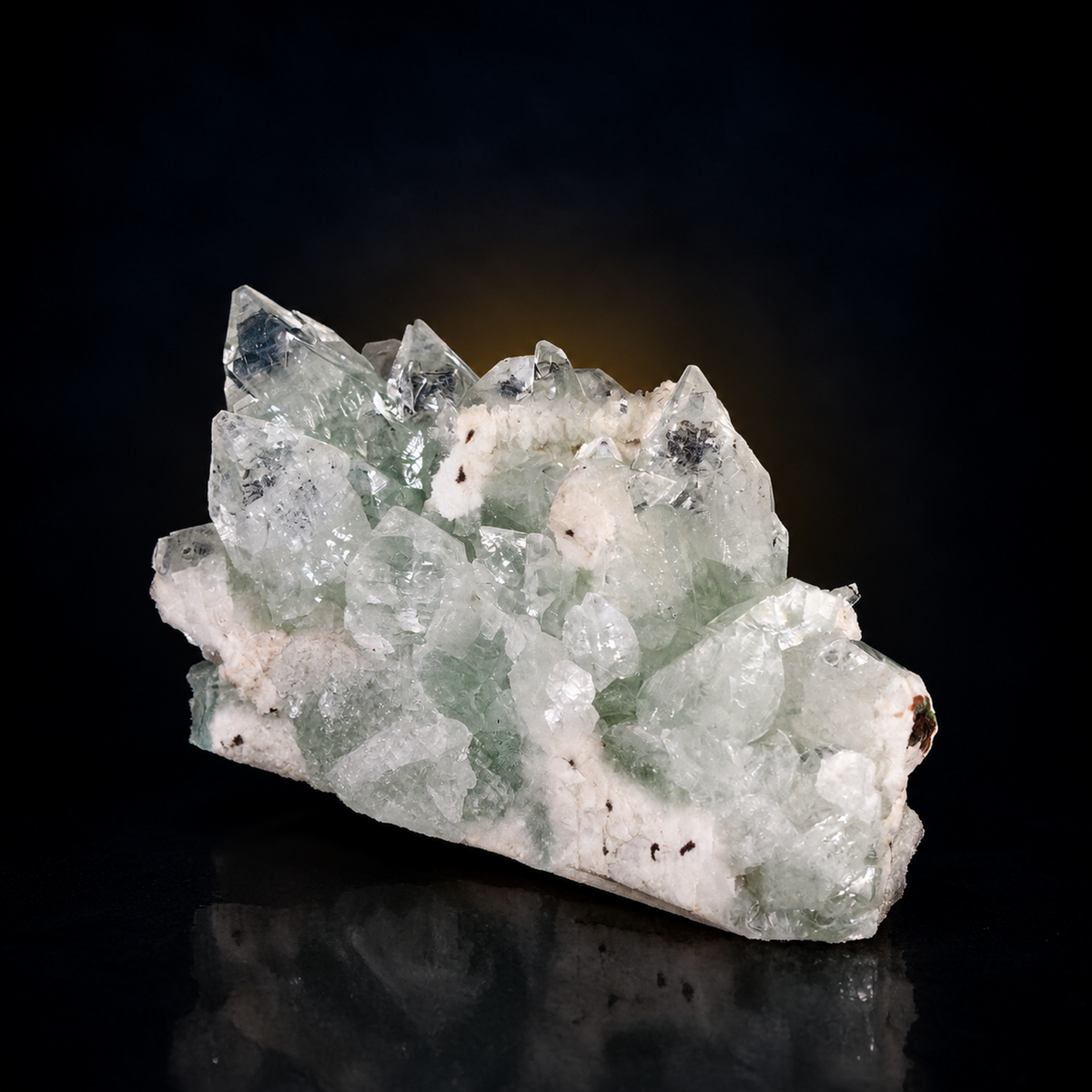Natural Green Apophyllite on Matrix – 390 g