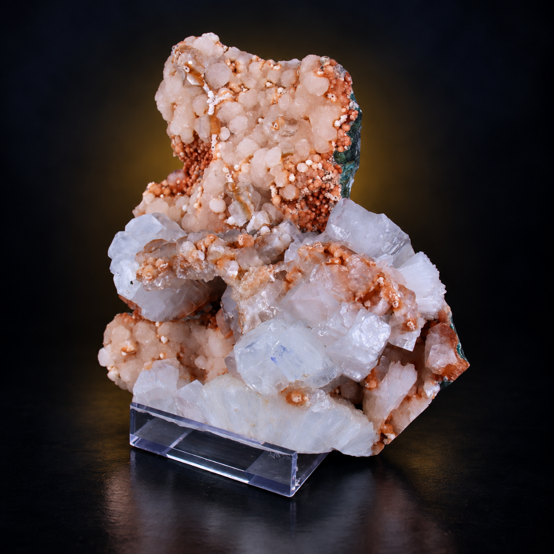 Stilbite with Apophyllite – Natural Mineral Specimen