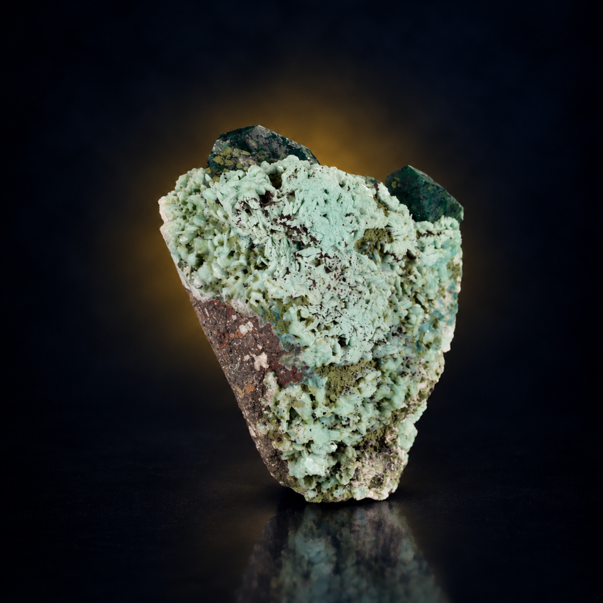 Natural Aurichalcite & Smithsonite Mineral Specimen – 460 g