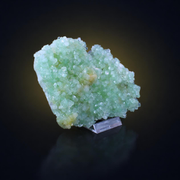 Natural Green Apophyllite Crystal Matrix Mineral Specimen from India 590 gm 16 × 11 × 5 cm