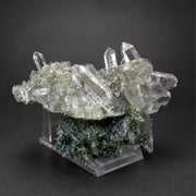 Natural Chlorite Quartz Crystal Cluster  17 × 13 × 8 cm 920 g