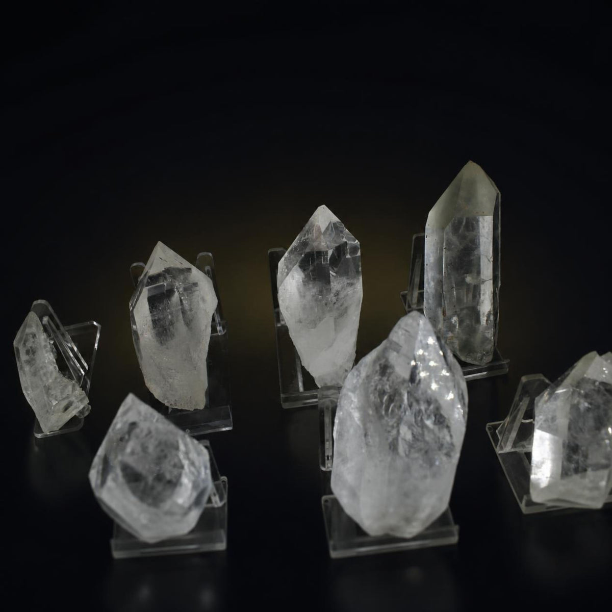 Natural Himalayan Quartz Mineral Specimen  8-Piece Lot, 1330 g