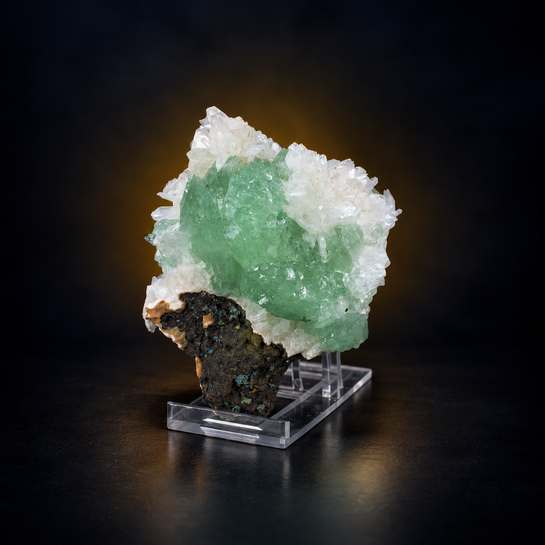 Natural Green Apophyllite Crystal Specimen – 200 g