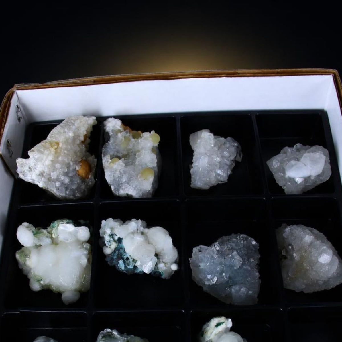 Scolecite Quartz & Calcite Apophyllite Stilbite Heulandite & More Collection 2000g 4x7x5cm Botryoidal Druzy Acicular Raw Crystal Specimen