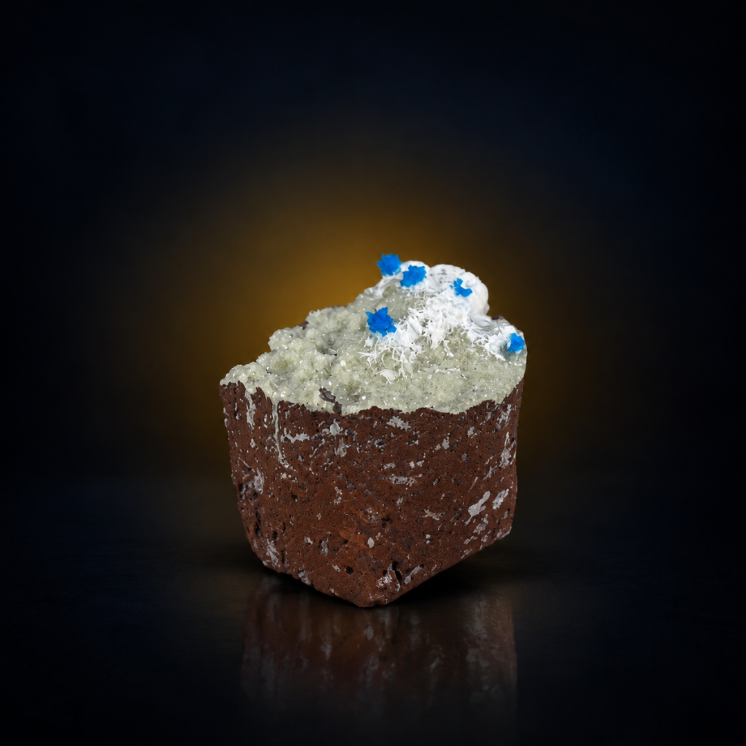 Natural Cavansite Crystal Matrix – Mineral Specimen from India