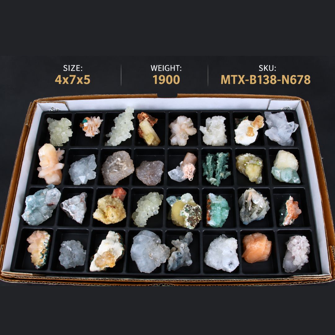 Scolecite and Mesolite and Chalcedony specimen — India.