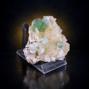 Natural Green Apophyllite on Stilbite Mineral Cluster – 70 g
