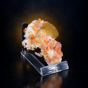 Natural Stilbite with Calcite Mineral Specimen – 80g