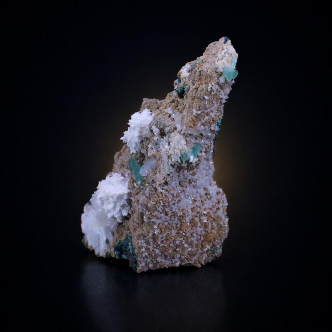 Natural Mordenite with Stilbite Crystal – Mineral Specimen 196 gm | 14 × 7 × 5 cm