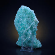 Natural Green Apophyllite Crystal Matrix Mineral Specimen from India 1180 gm 26 × 15 × 4 cm