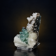 Apophyllite and Stilbite specimen — India, 130 g.