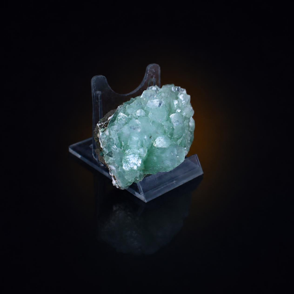 Natural Green Apophyllite Crystal Cluster Collector Quality Mineral 160g