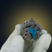 Natural Cavansite Crystal Matrix – Mineral Specimen from India