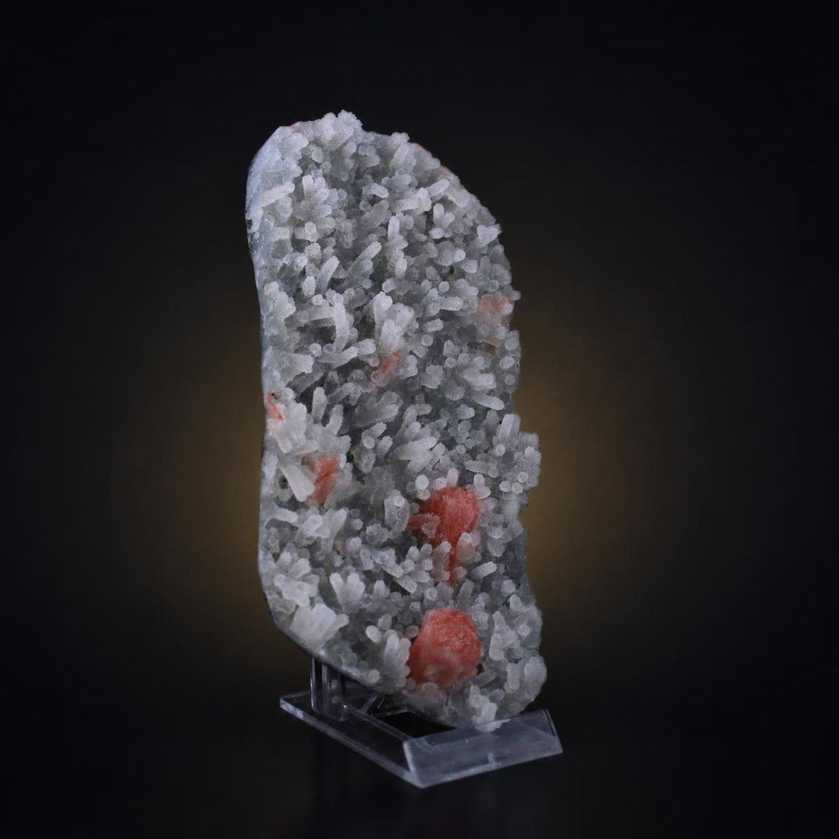 Natural Chalcedony Crystal Matrix Mineral Specimen from India 380 gm 16 × 8 × 2 cm