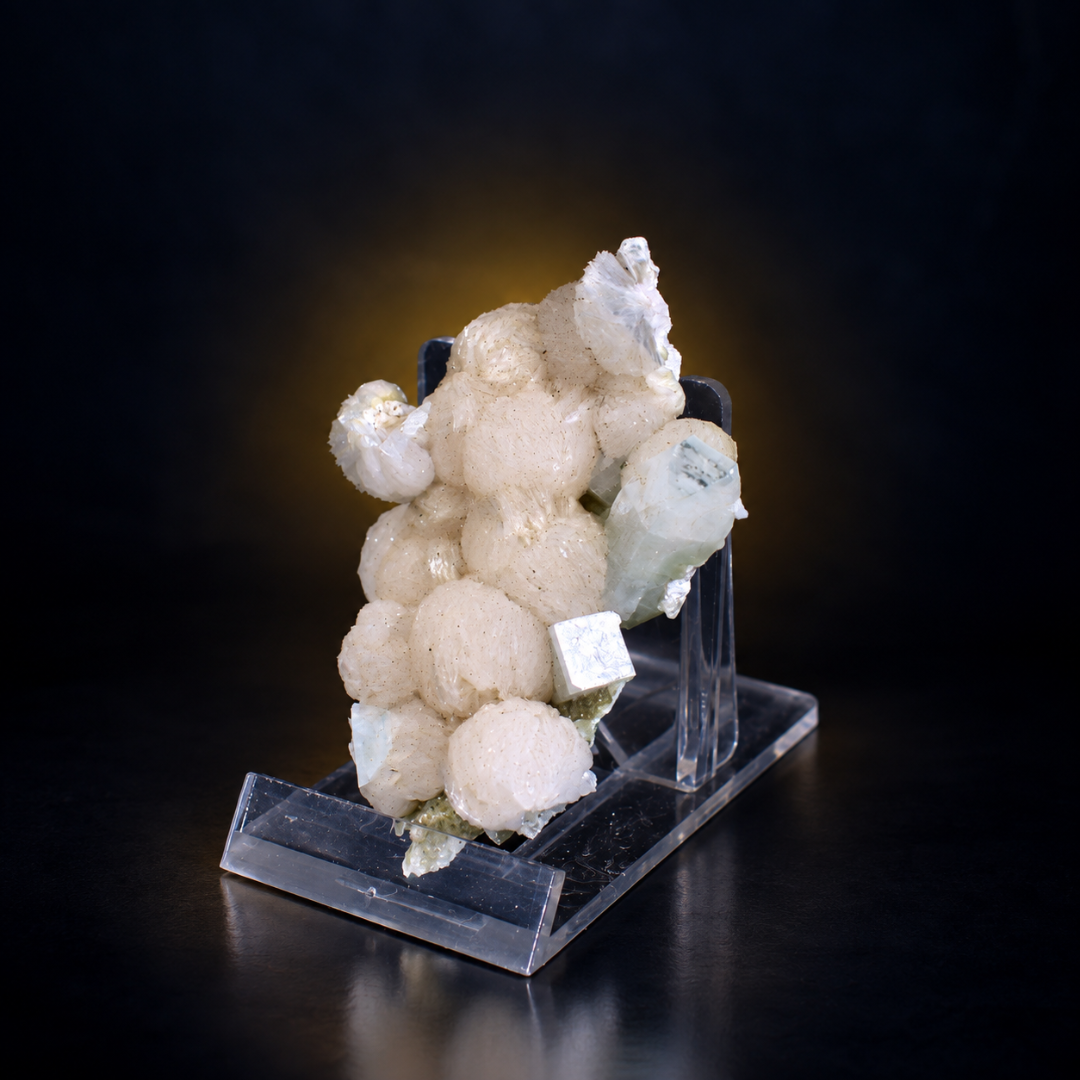 Natural Stilbite with Heulandite Crystal Specimen – 40g