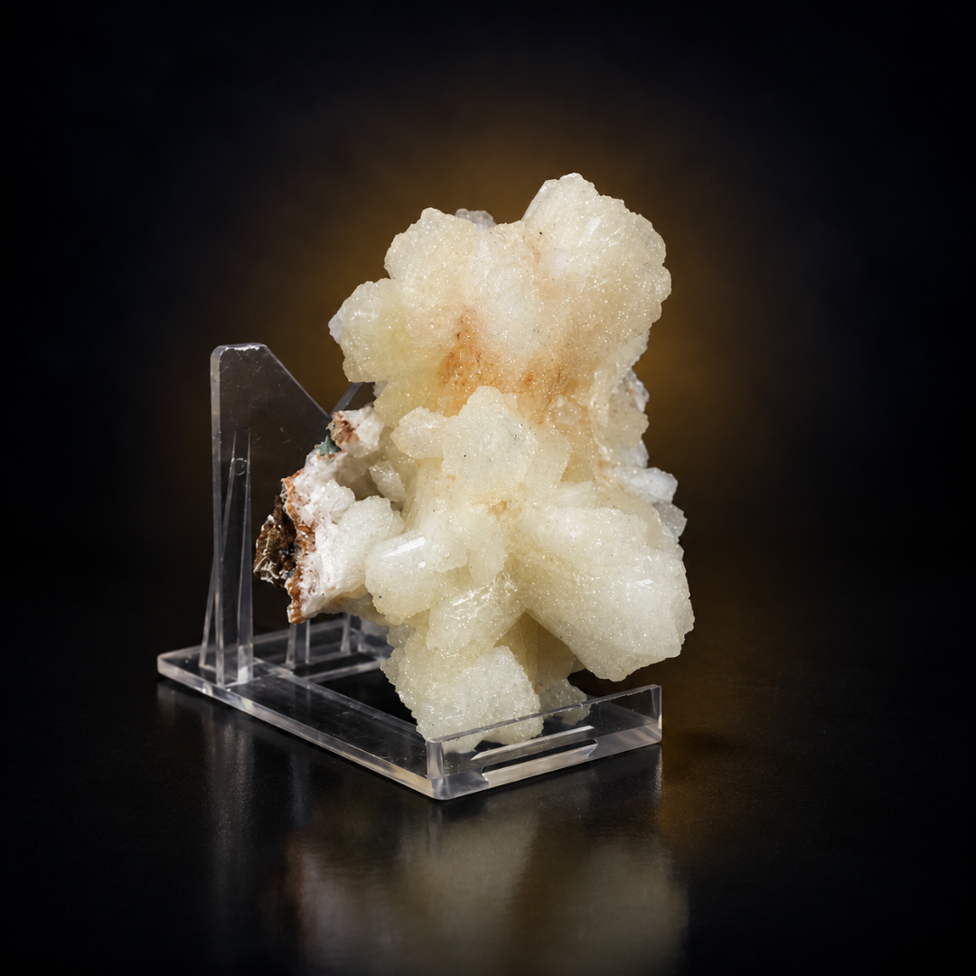 Natural Peach Stilbite Crystal Cluster – 130g