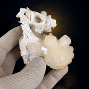 Natural Stilbite with Heulandite Crystal Cluster – 160 g
