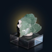 Natural Green Apophyllite Crystal Matrix – Mineral Specimen from India