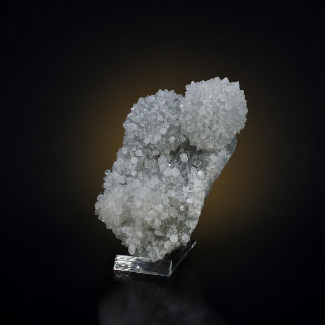 Natural Quartz Crystal Mineral Specimen – India