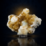 Natural Honey Calcite on Heulandite – 840 g