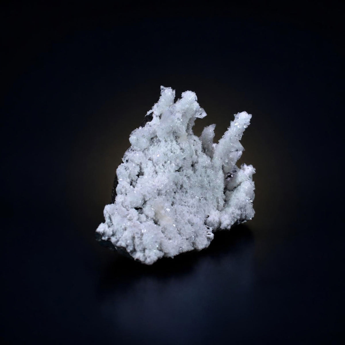Natural White Scolecite Crystal Cluster  13 × 9 × 5 cm 340 g