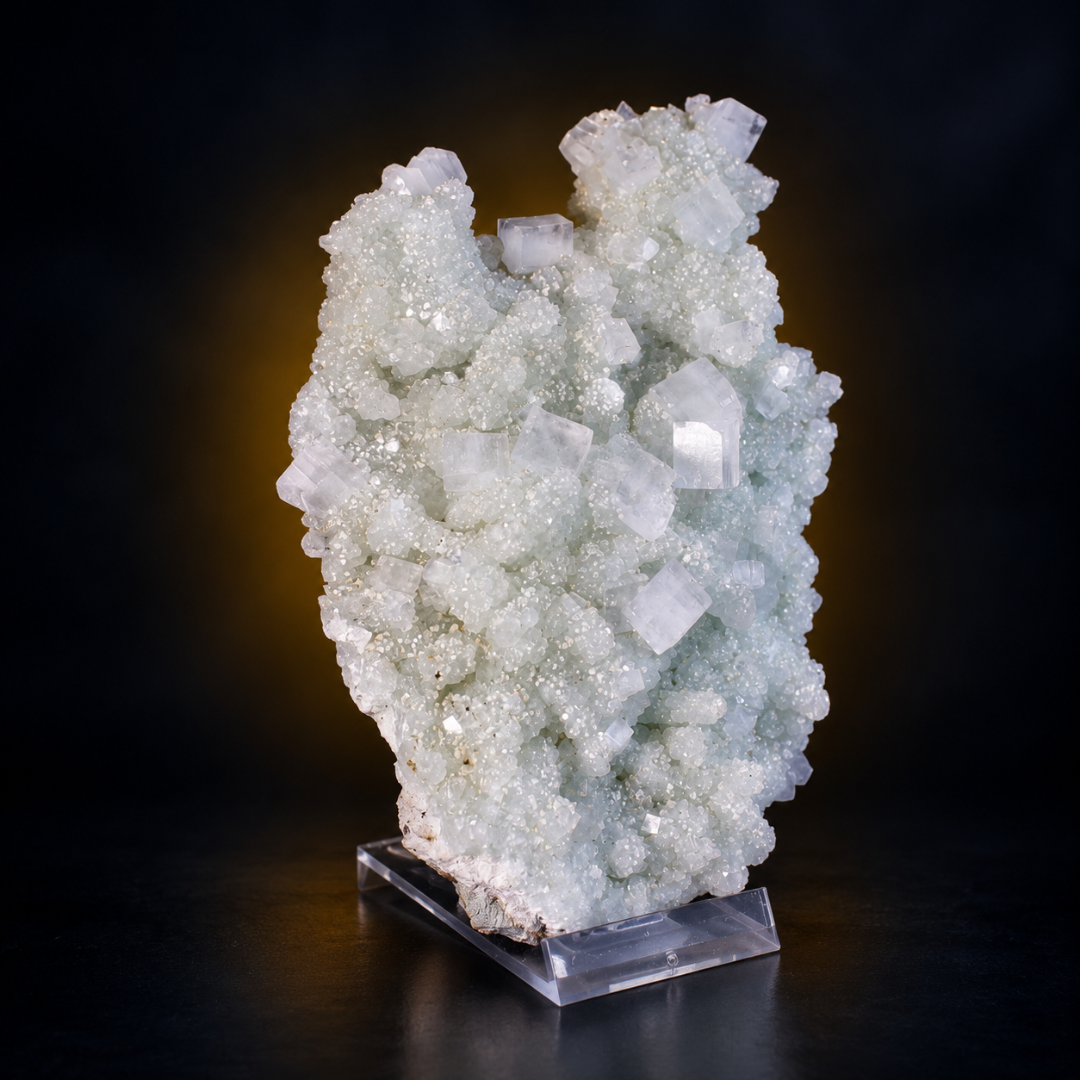 Natural Green Apophyllite Crystal Specimen – 530g
