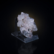 White Apophyllite Cluster on Quartz Matrix Natural Indian Mineral Specimen 7 × 4 × 4 cm | 80 g