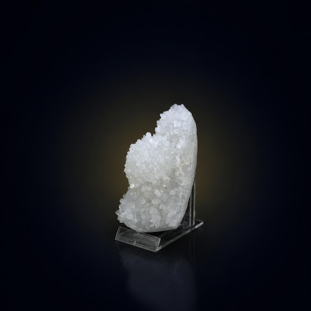 Natural Quartz Crystal Mineral Specimen – India