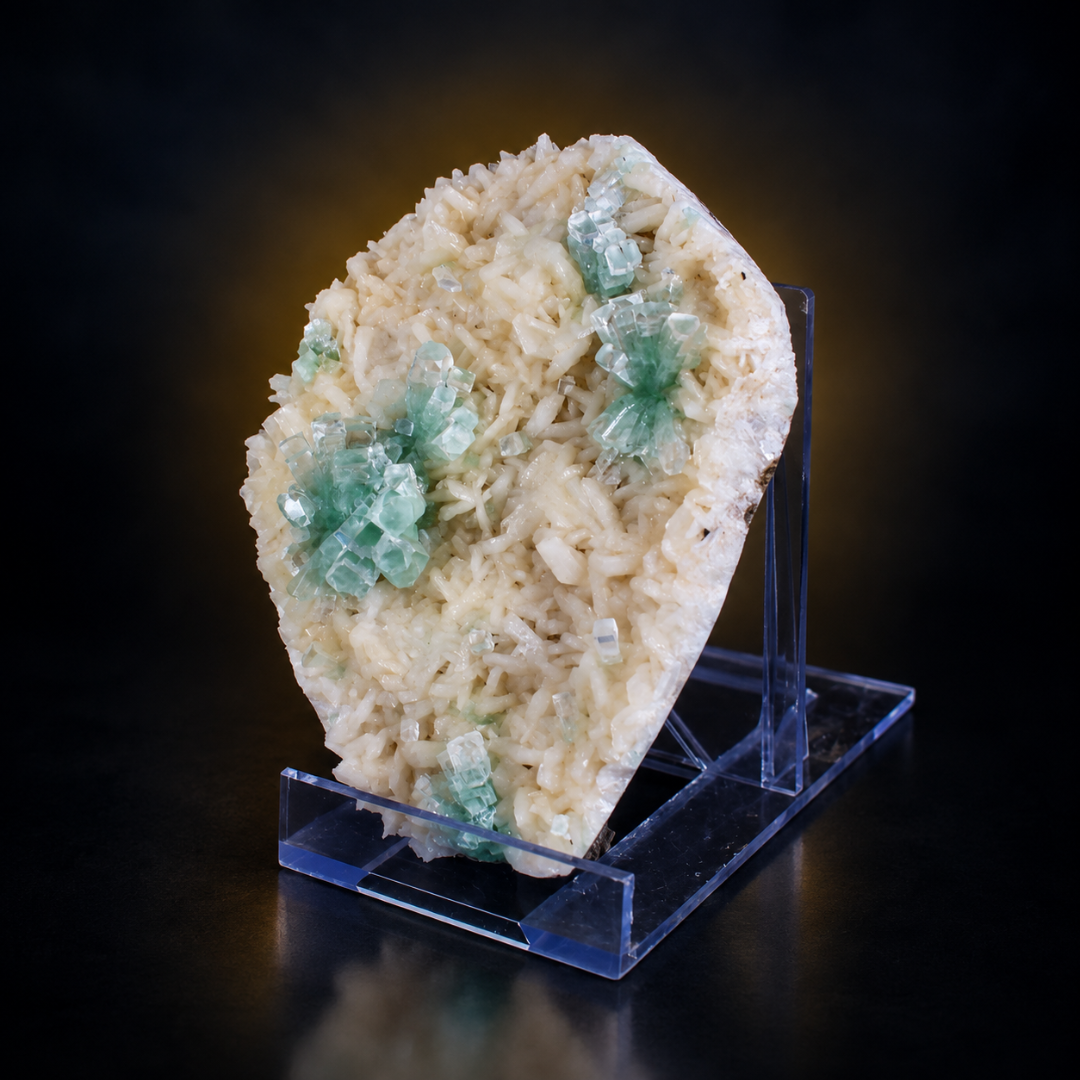 Natural Green Apophyllite Crystal Specimen – 620 g