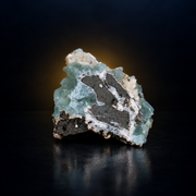 Natural Green Apophyllite with Stilbite Collector Specimen – 110 g
