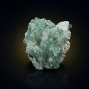 Natural Green Apophyllite, Stilbite with Heulandite Crystal Specimen – India