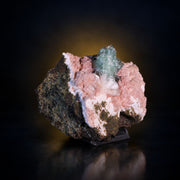 Natural Green Apophyllite with Heulandite Crystal Specimen – India