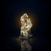 Natural Botryoidal Stilbite with Heulandite Crystal Cluster – 150 g