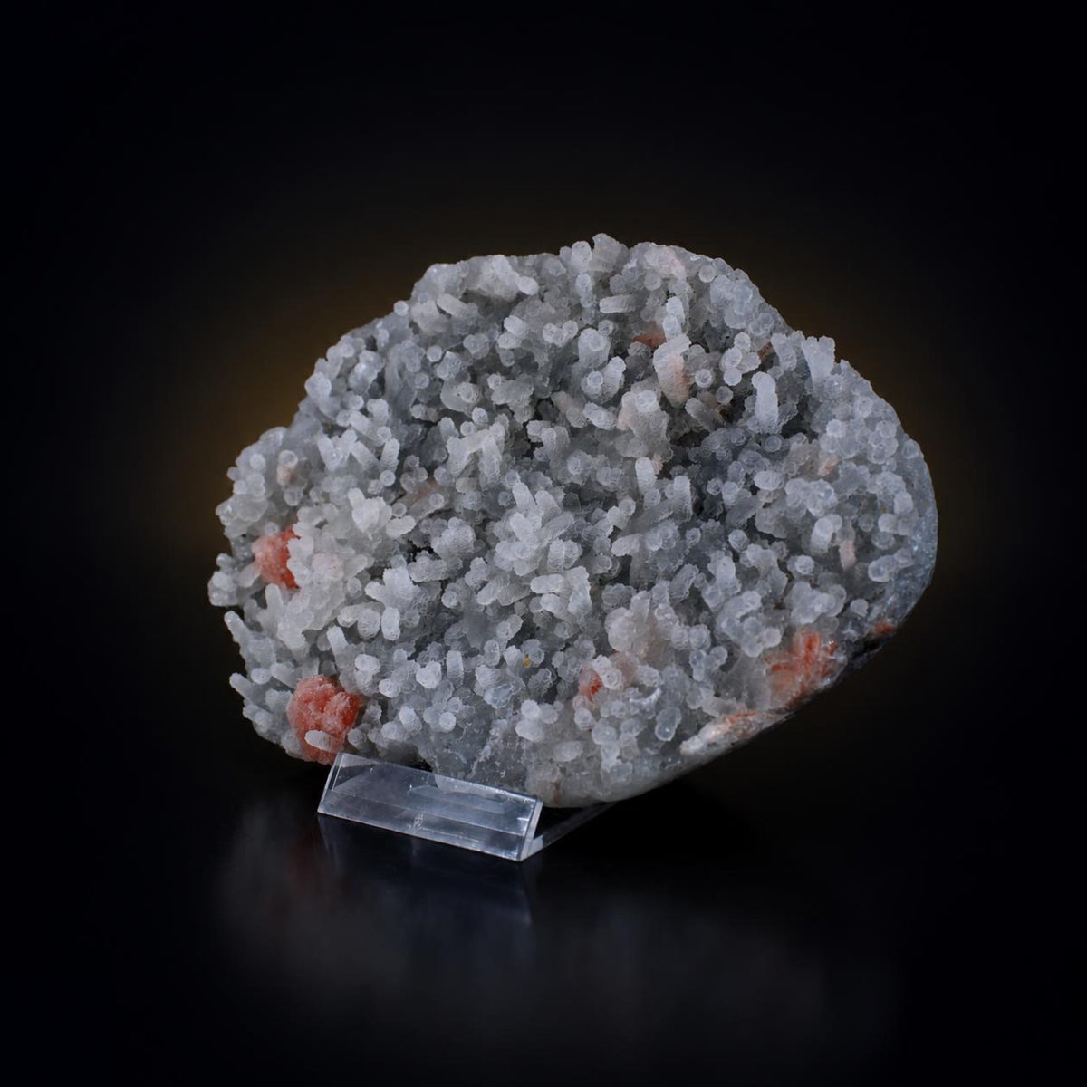 Natural Chalcedony Crystal Matrix Mineral Specimen from India 380 gm 14 × 10 × 2 cm