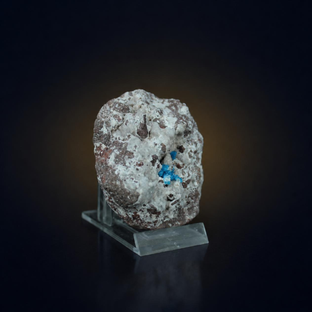 Natural Cavansite Crystal Matrix – Mineral Specimen from India