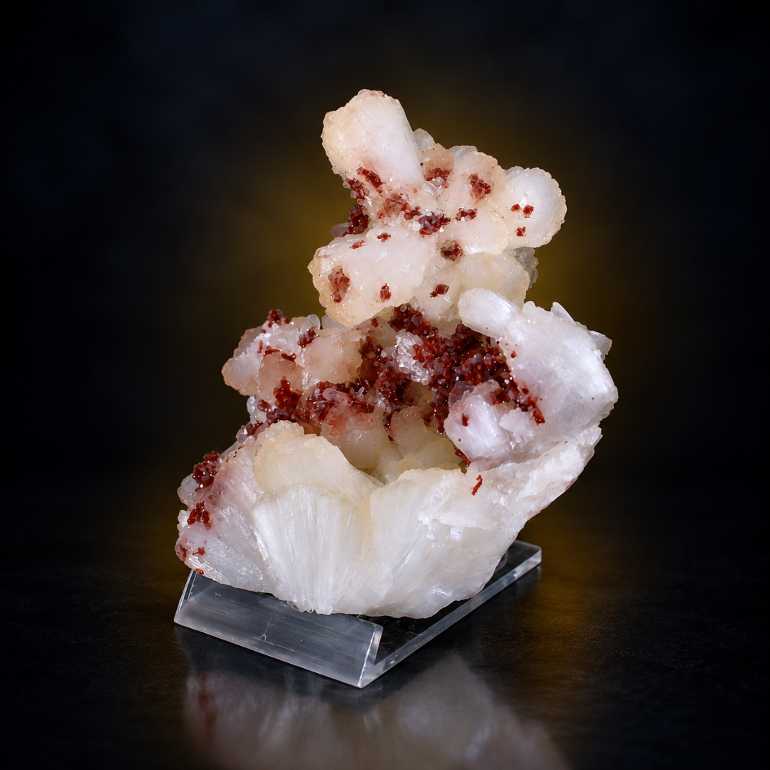 Stilbite with Heulandite – Natural Zeolite Mineral Specimen