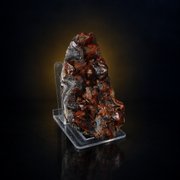 Amethyst and Hematite specimen — India, 540 g.