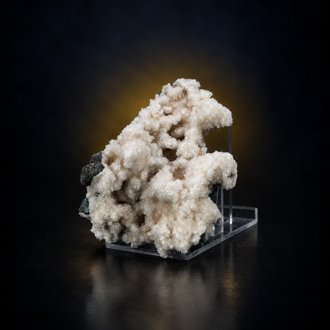 Mesolite or Stilbite – Natural Zeolite Mineral Specimen
