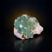 Natural Green Apophyllite, Stilbite with Heulandite Crystal Specimen – India