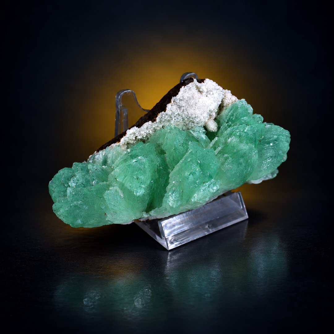 Natural Green Apophyllite Crystal Specimen – 200g