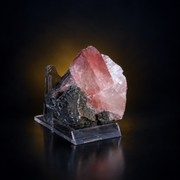 Natural Pink Calcite Crystal Mineral Specimen – India