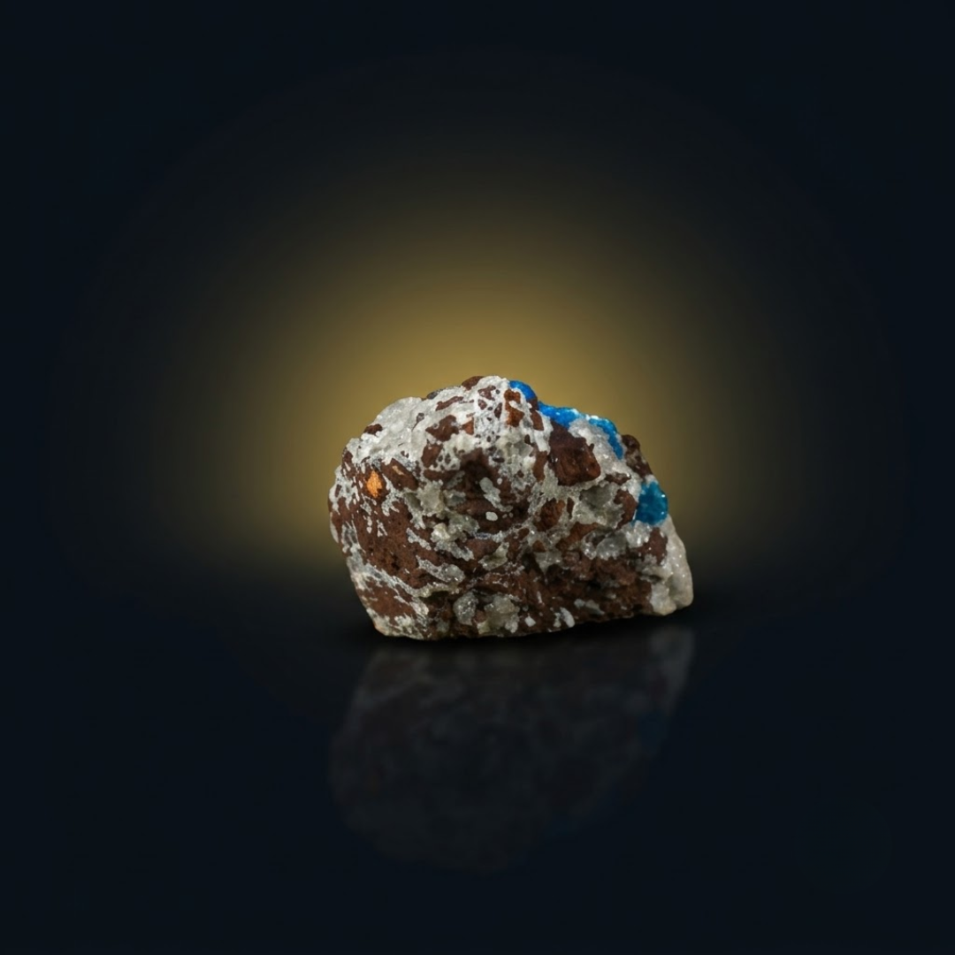 Natural Cavansite Crystal Matrix – Mineral Specimen from India