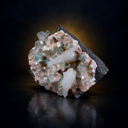 Natural Apophyllite with Heulandite and Stilbite on Matrix – 130 g