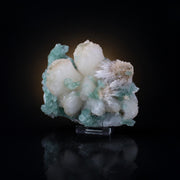 Natural Green Apophyllite & Stilbite Crystal – Mineral Specimen from Matrix | 495 gm | 14 × 8 × 9 cm