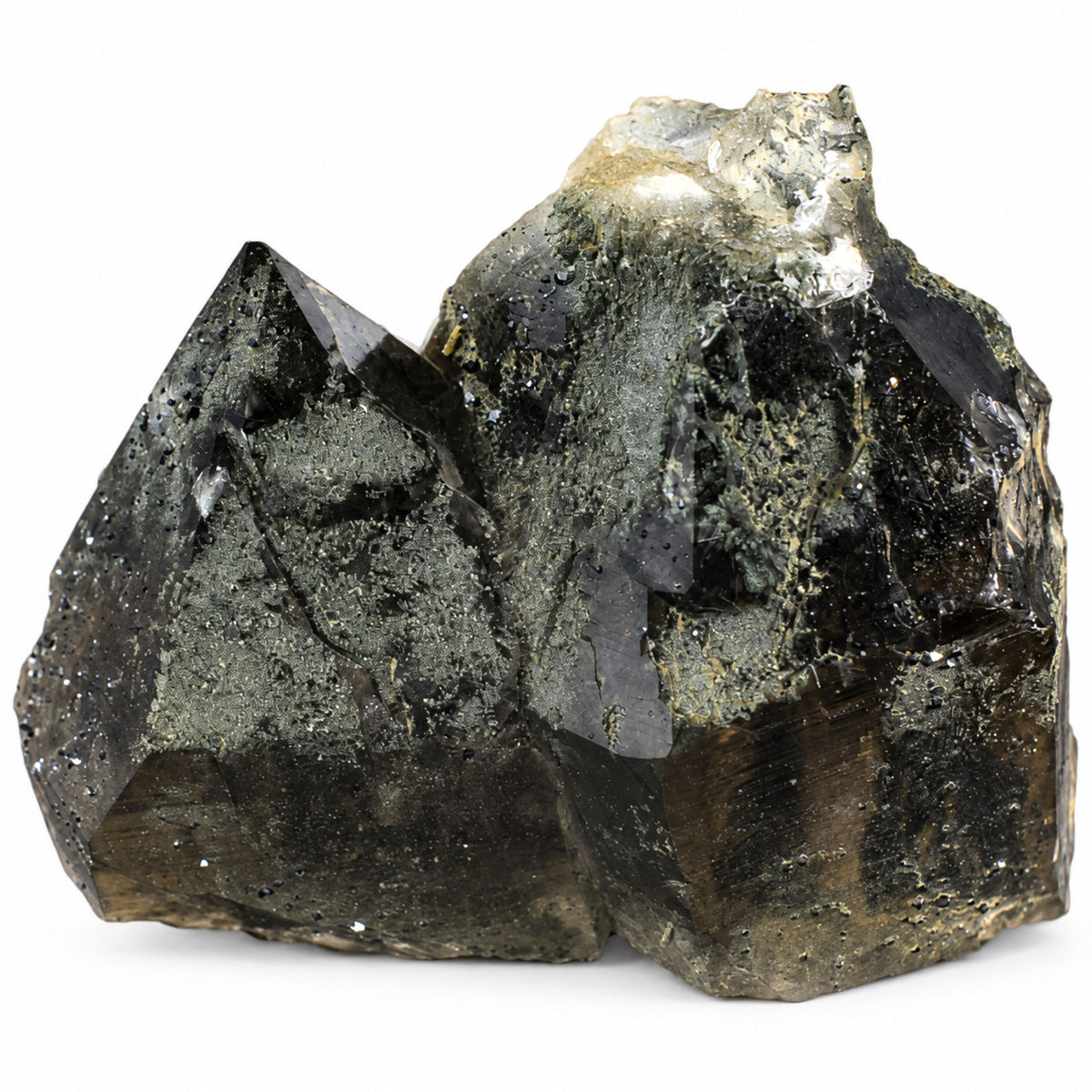 Natural Smoky Quartz Crystal Cluster 13 × 12 × 7 cm 1360 g