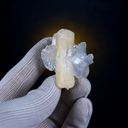 Natural Stilbite with Apophyllite Crystal Cluster – 40 g